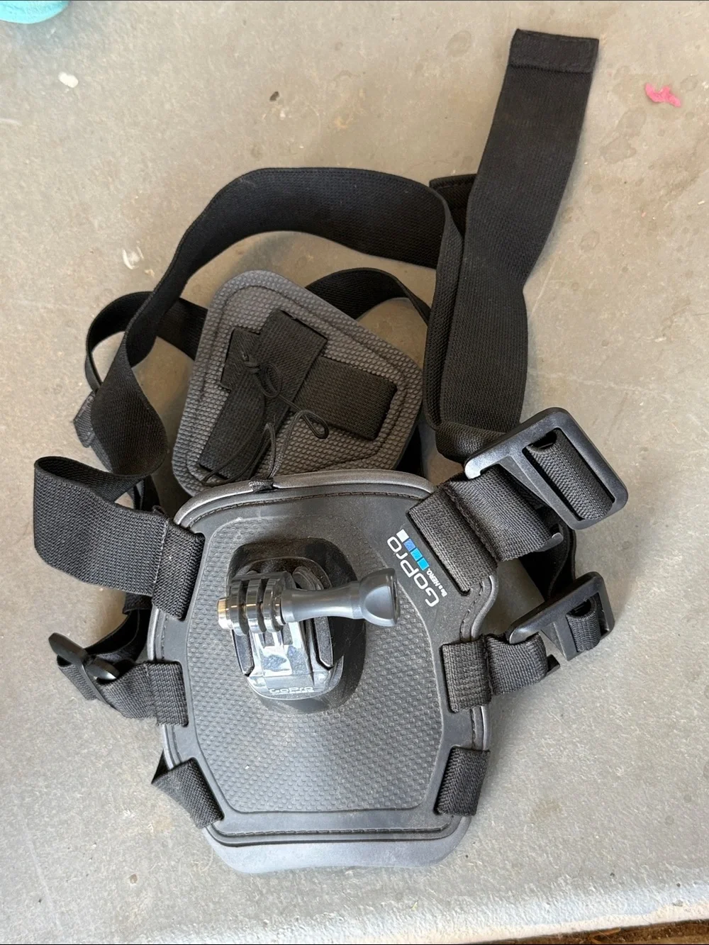 GoPro Black Chest Harness Camera Mount with Adjustable Straps